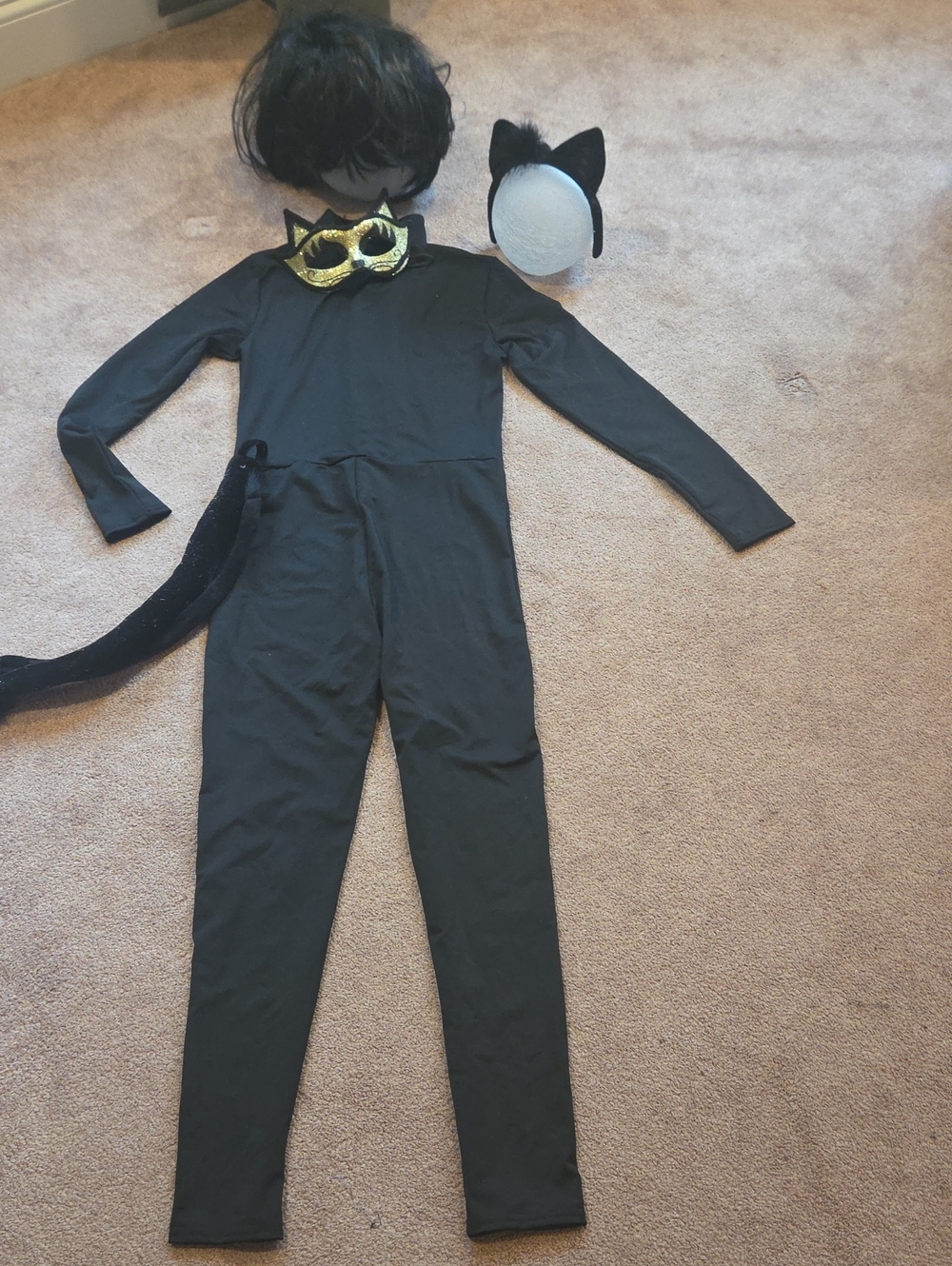 Black Cat One-Piece  Costume